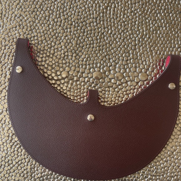 HERMES RARE PINK /BROWN REVERSIBLE VISOR - Picture 10 of 14